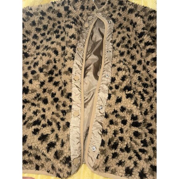 New With Tags Fabletics Tahoe Teddy Jacket Cheetah/Dark Twill Size XXL - Picture 5 of 7